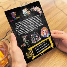 Jacek Caban JC Consulting - Ulotka dla Wall Art Studio tył