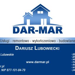 DAR-MAR Usługi remontowo-wykończeniowo-budowlane Dariusz Lubowiecki - Łazienki Nowe Miasto Lubawskie