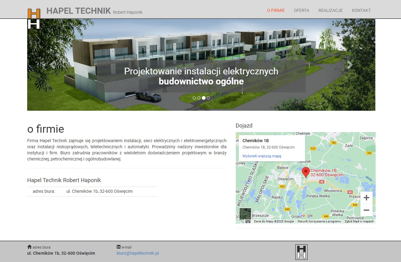 Czytelne, zwięzłe i merytoryczne przedstawianie firm w sieci.