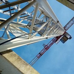 Tech-el - Wykonanie zasilania żurawia wieżowego na placu budowy