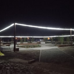 Iluminacja w Stoczni Gdańskiej