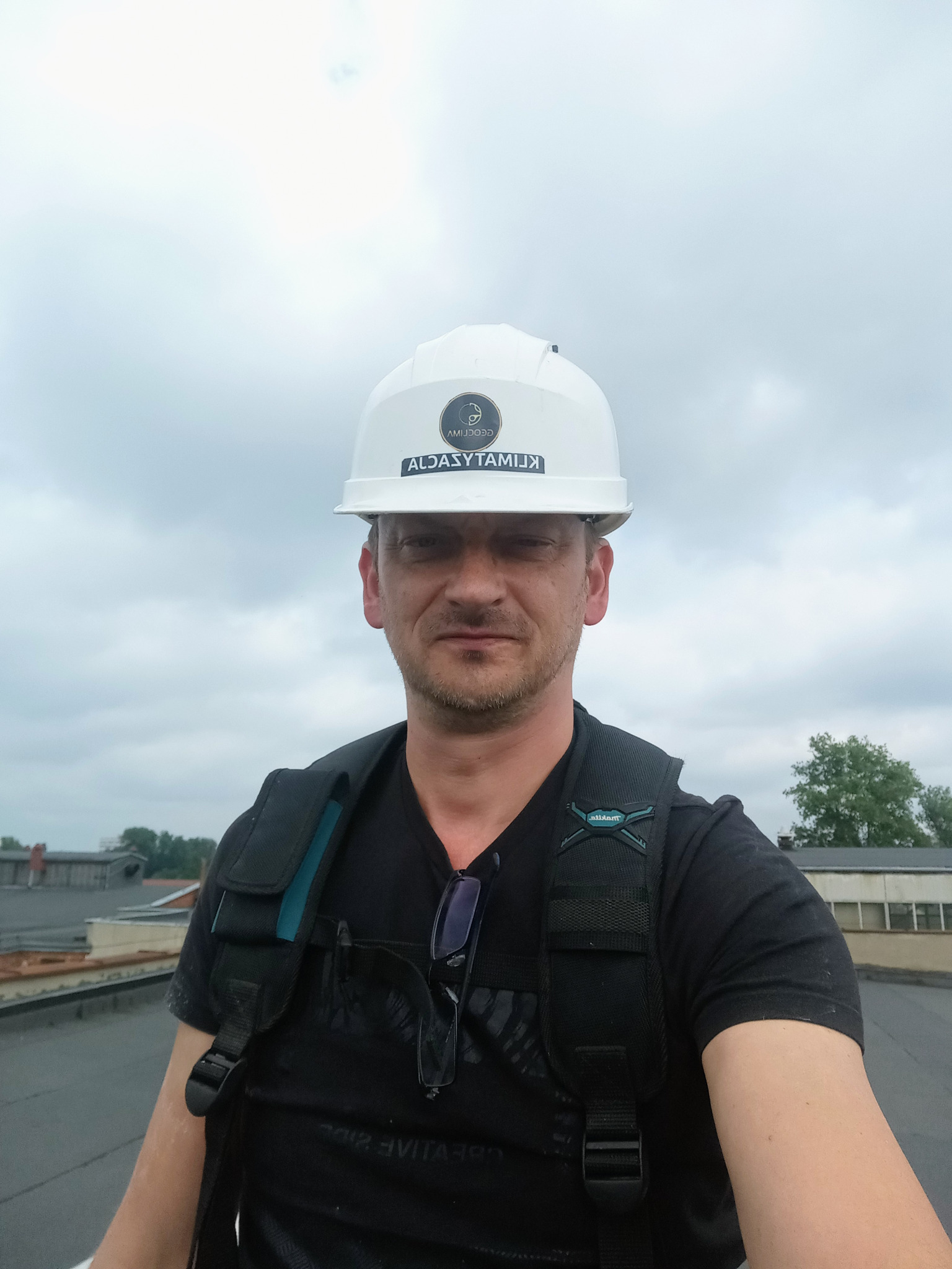 Serwisowanie na dachu