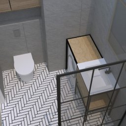 Łazienka- projekt wnętrz