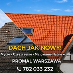 PROMAL Kamil Kulik - Mycie dach&oacute;w Warszawa