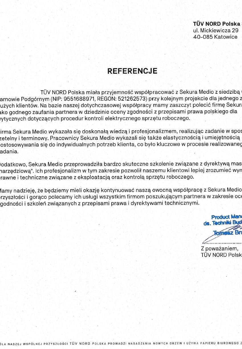 TUV NORD - realizacja usługi dla branży hutniczej