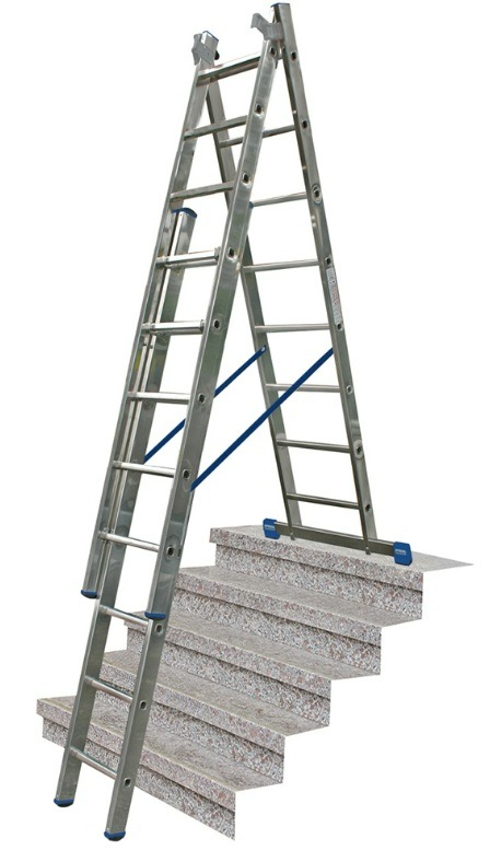 VoxRental wypożyczalnia sprzętu budowlanego oferuje wynajem drabin wielofunkcyjnych.