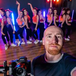 po zakończonym nagrywaniu filmu tanecznego