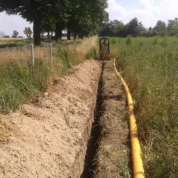 Budowa gazociągu - m. Osiek Nad Notecią