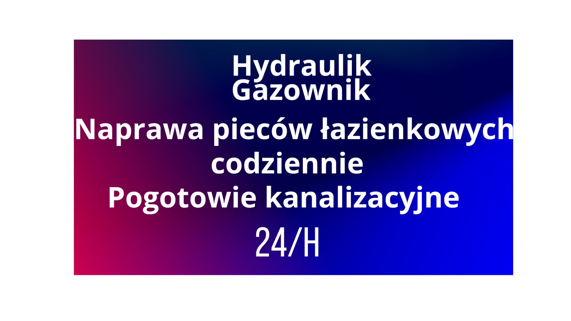 hydraulik gazownik