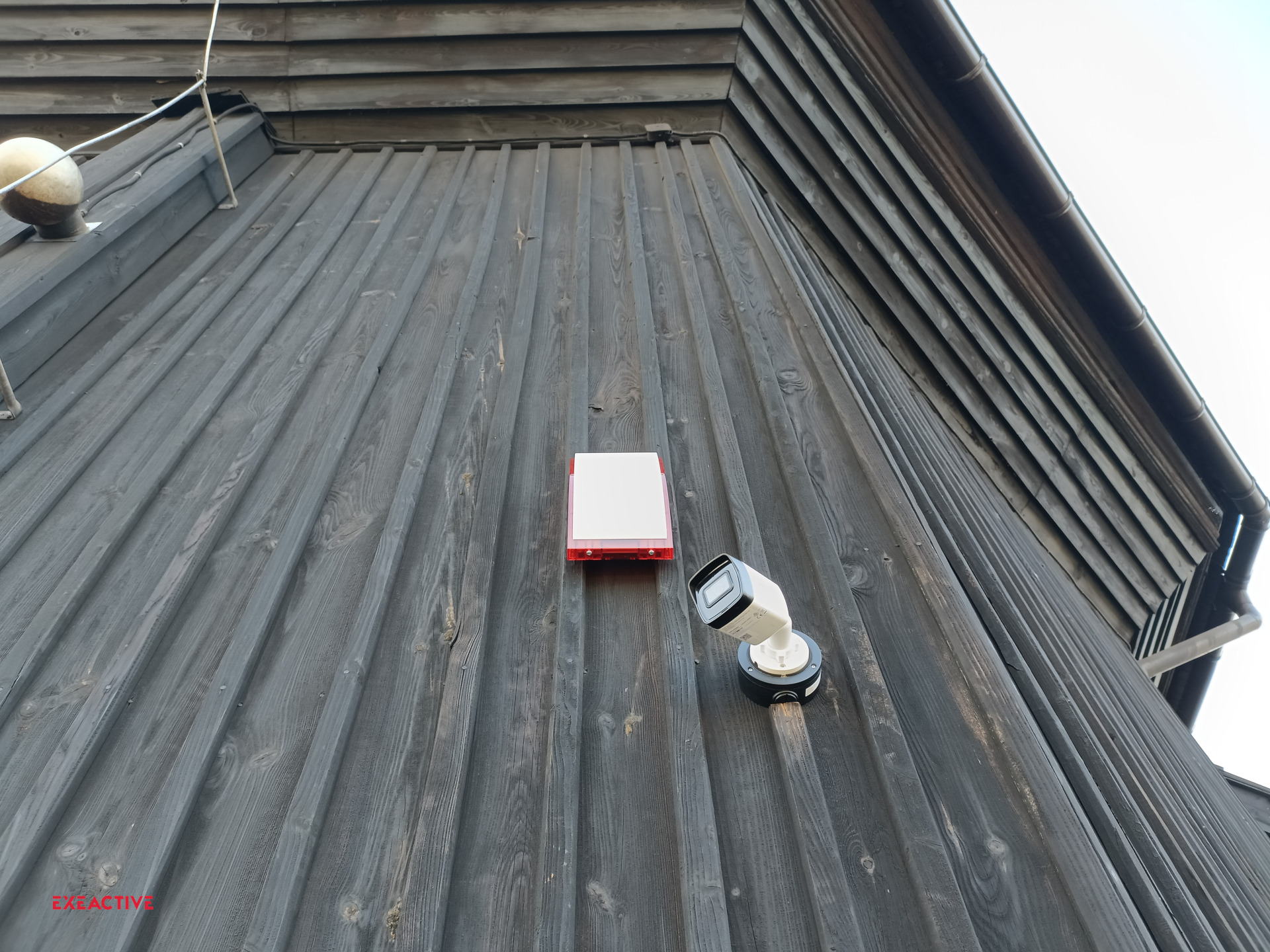 Monitoring IP wraz z systemem alarmowym w kościele.