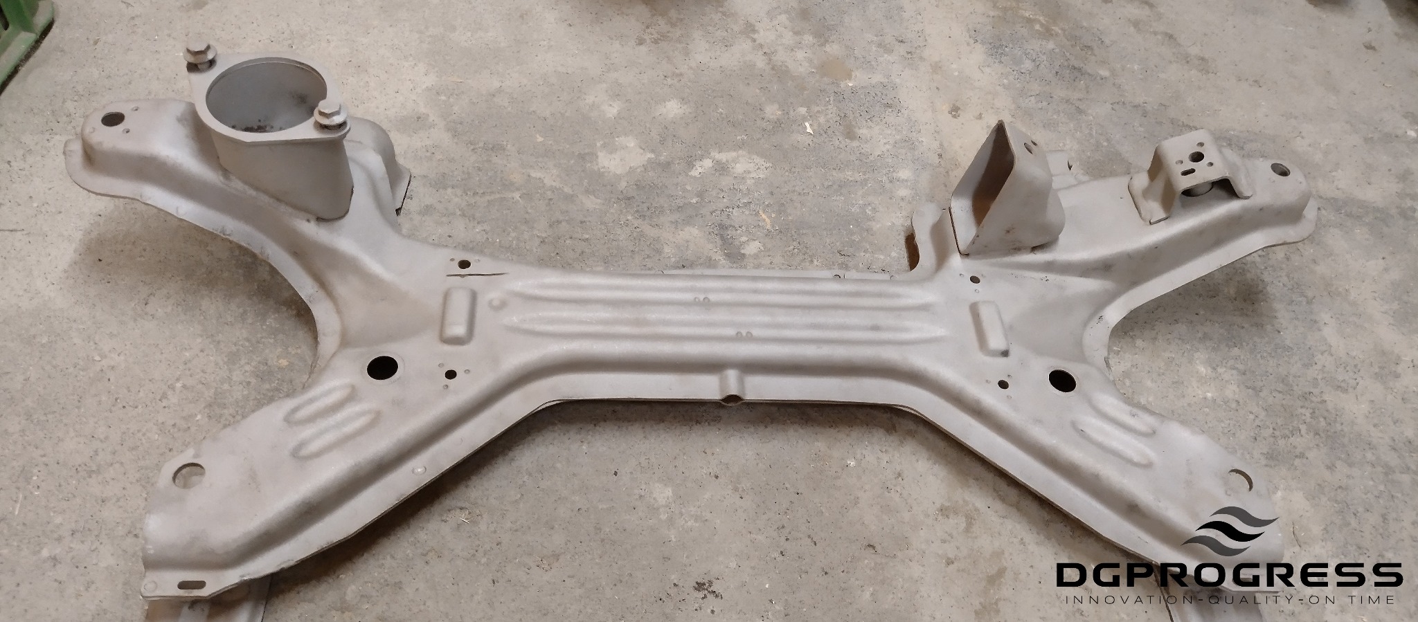 Śrutowanie wózka od golfa