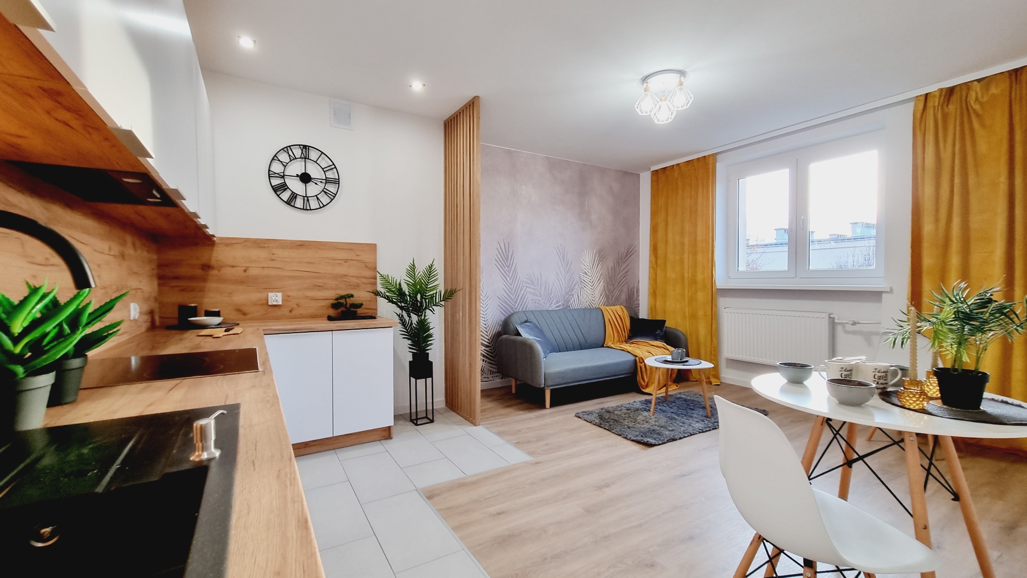 Przytulny salon z kuchnią :)