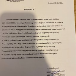 Łukasz Mazurowski MAZI - Zabudowa Balkonu w Bloku Elbląg