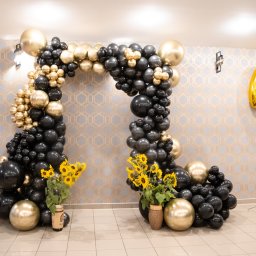 ścianki balonowe, dekoracje 