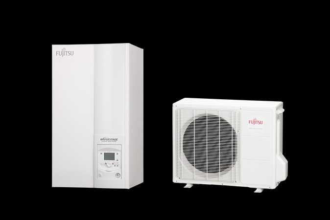 Pompy ciepła powietrze-woda do energooszczędnych domów jednorodzinnych i małych biur.