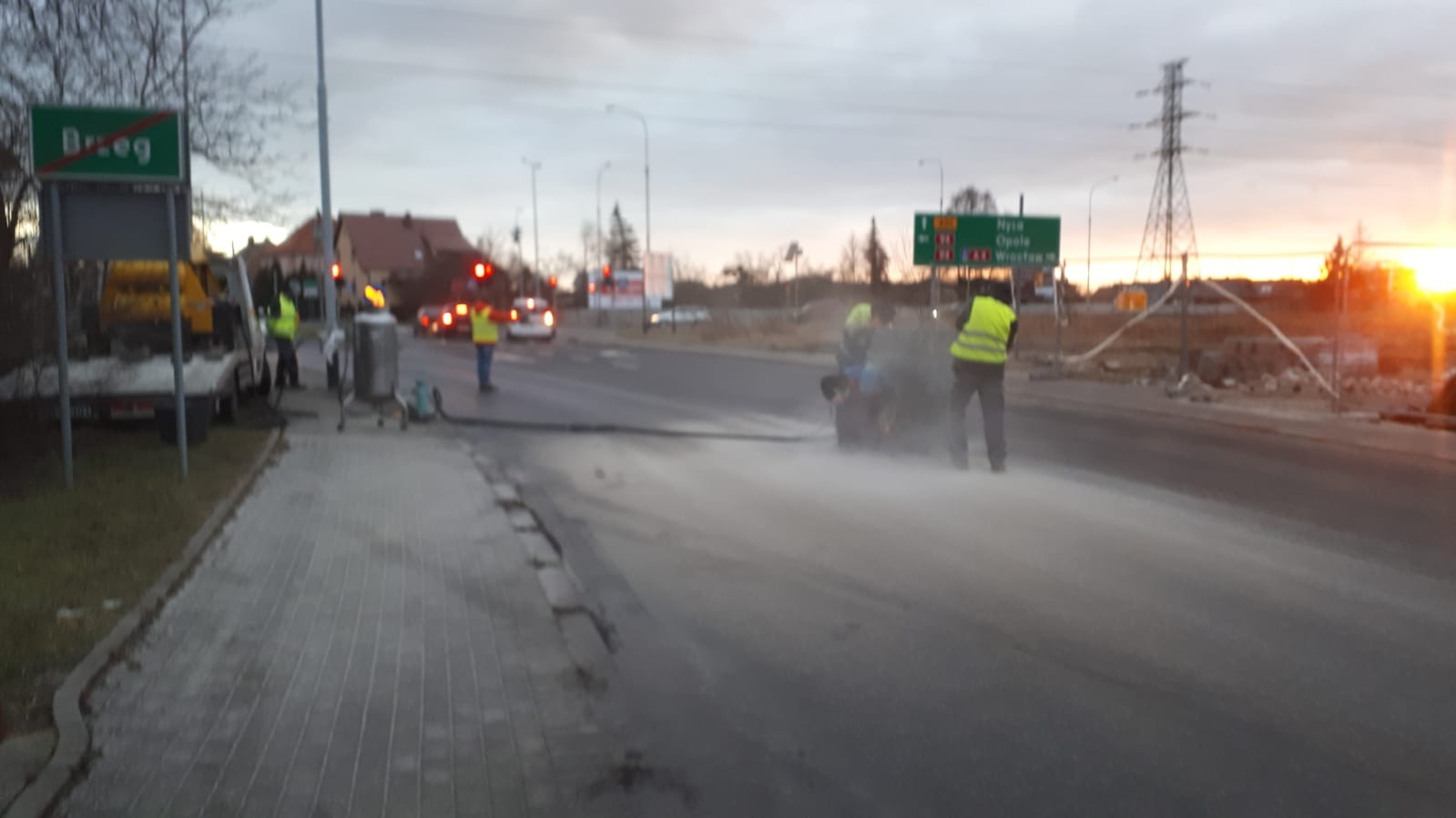 Usuwanie linii podwójnej ciągłej