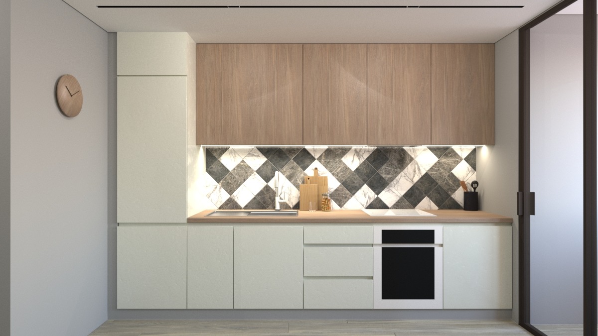 Projekt mieszkania typu studio