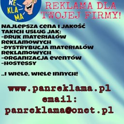 PAN REKLAMA - Drukowanie Kraków