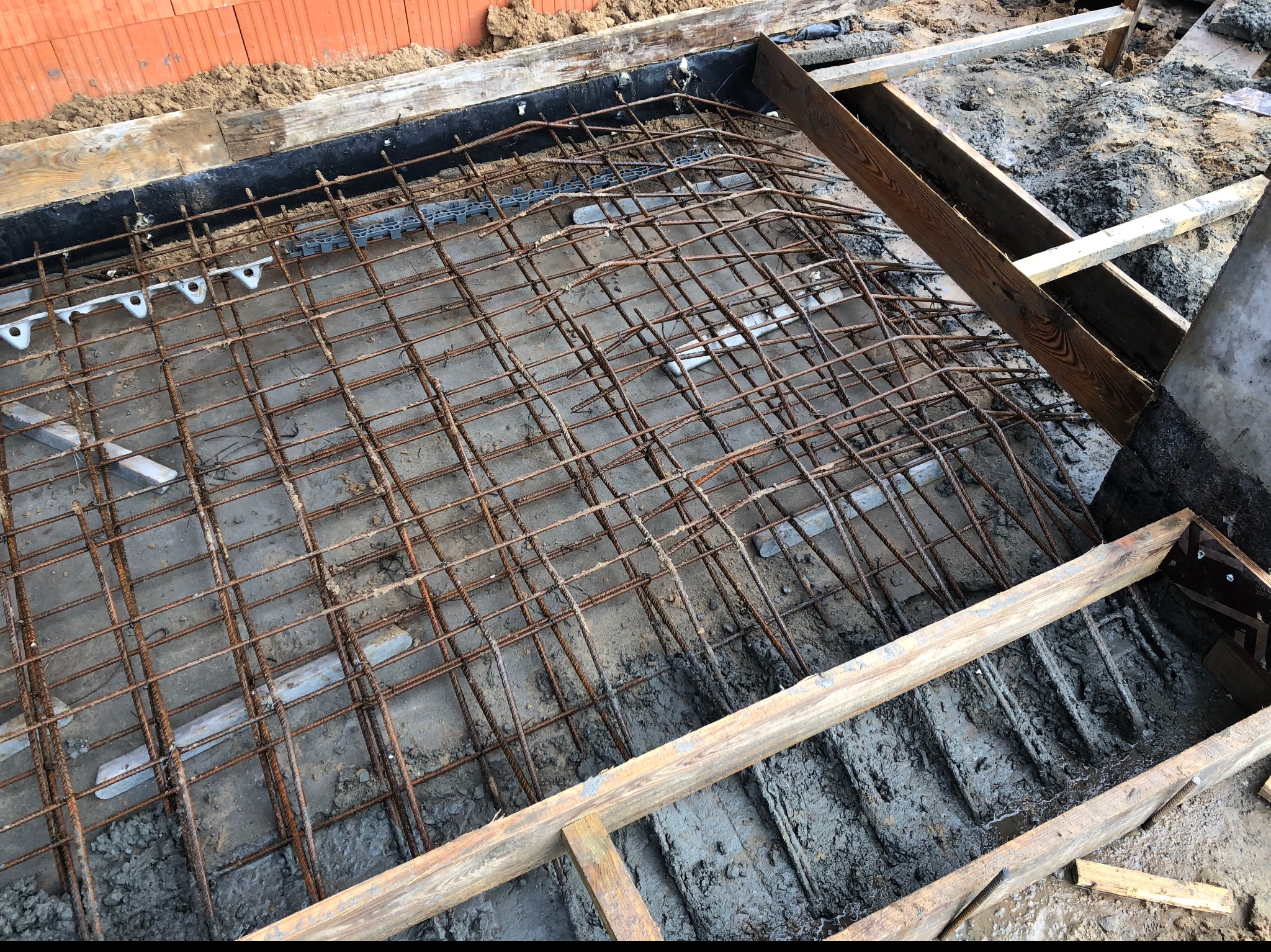 Siatka zbrojeniowa pod betonowe schody