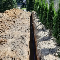 Przyłącze wod kan Mogilany 4