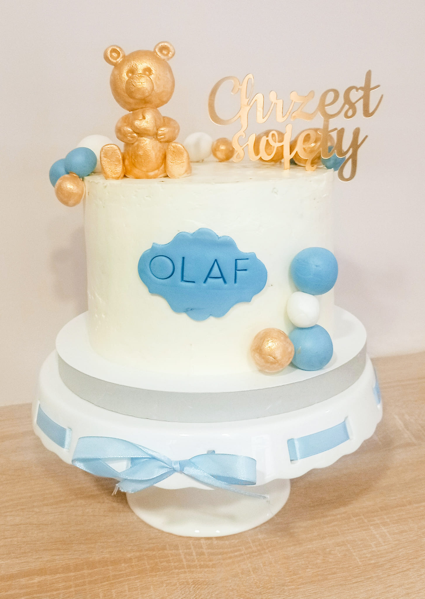 Tort na Chrzest Święty dla dziecka