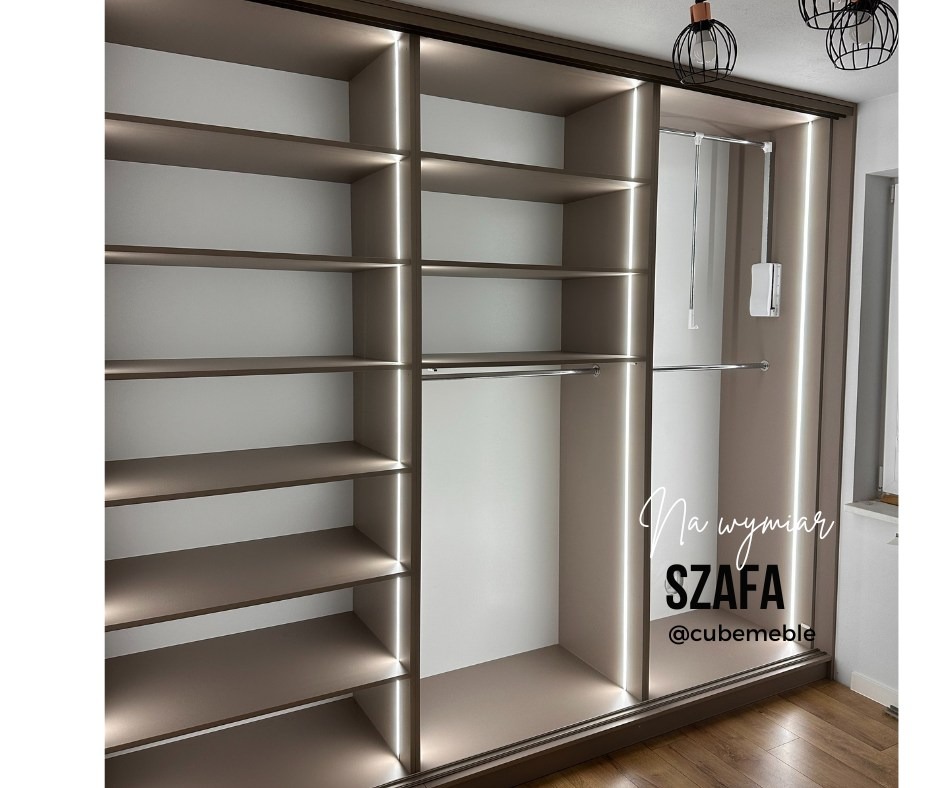 Szafa z oświetleniem LED
