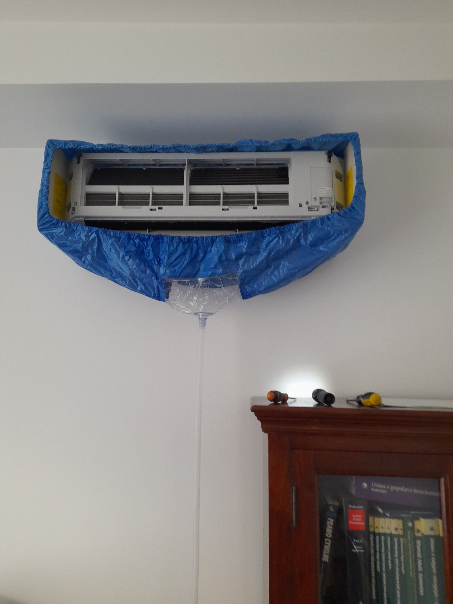 Konserwacja/czyszczenie jednostki wewnętrznej klimatyzatora split | mieszkanie, dom, biuro.