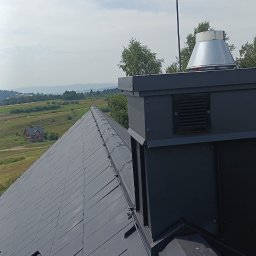 Instalacja odgromowa w miejscowości Krzeczów