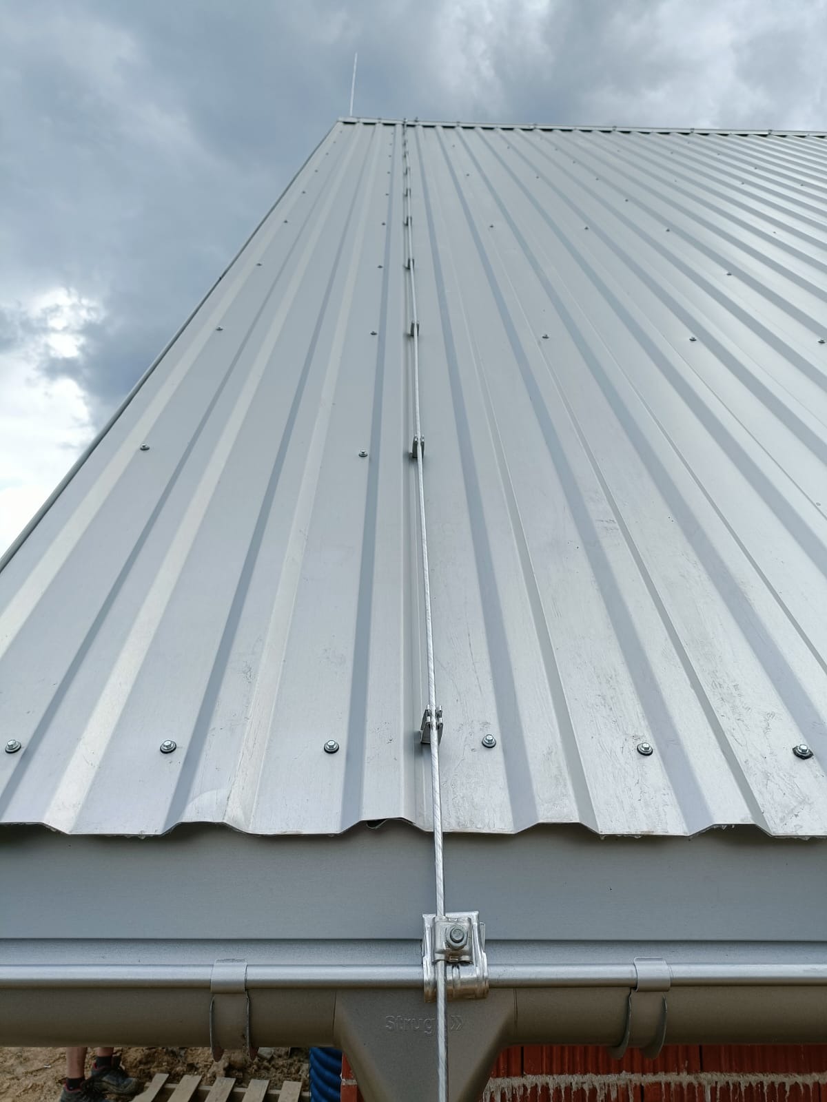 Instalacja odgromowa w miejscowości Olszowice koło Krakowa