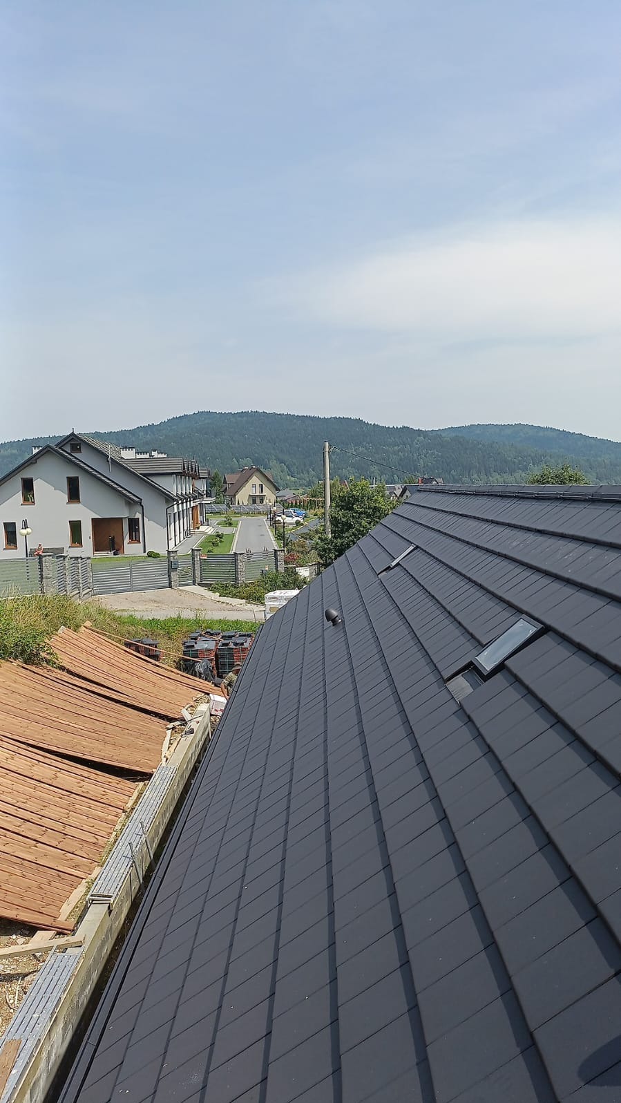 Instalacja odgromowa w miejscowości Krzeczów