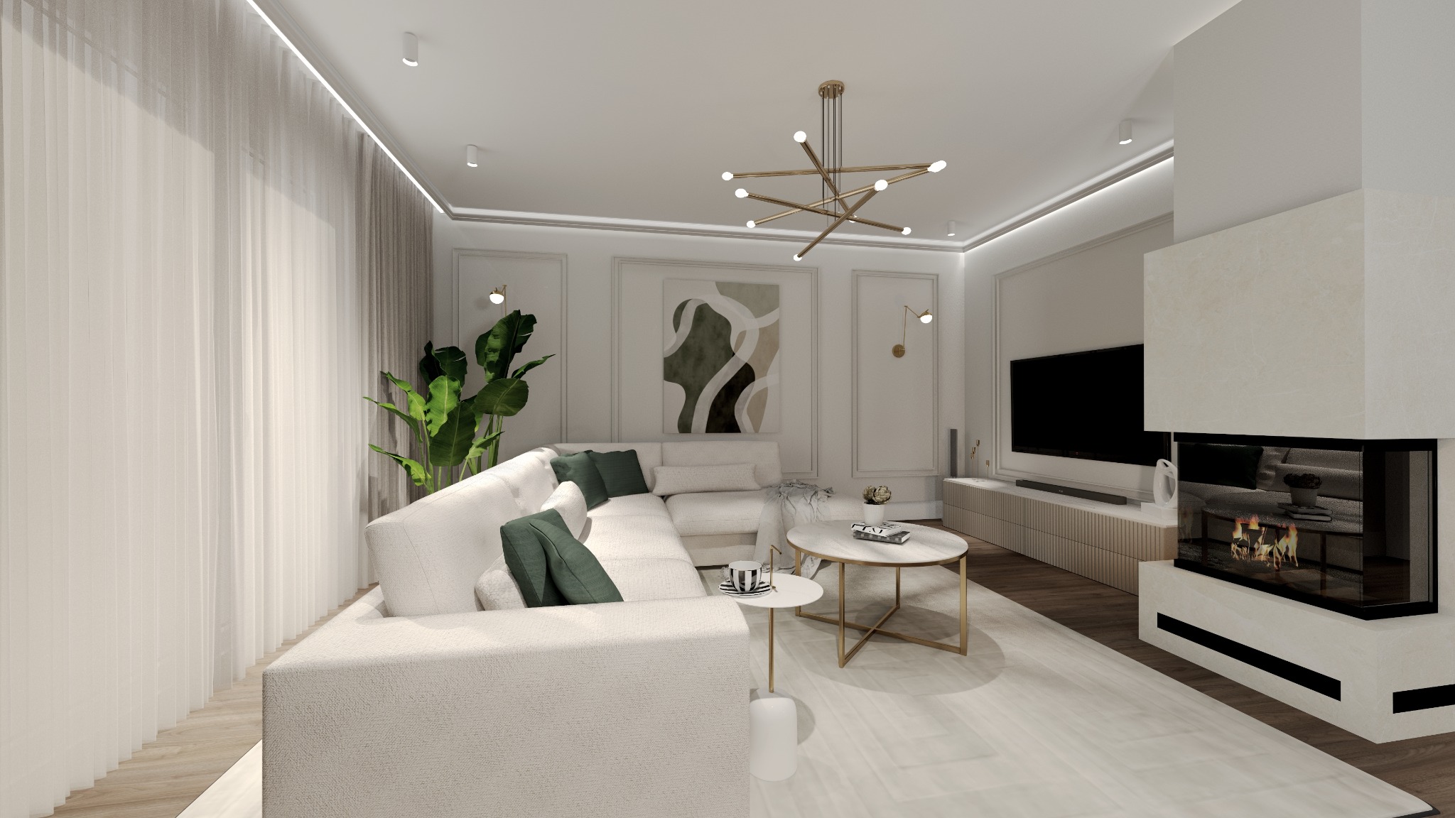 strefa dzienna/ dom szeregowy/Gdańsk-Kokoszki/45m2