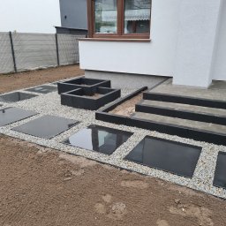 Układanie kostki brukowej Krzywiń 1