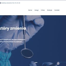 Strona dla branży medycznej.
React + Nextjs.
CMS dla samodzielnego zmieniania treści.
Oraz zoptymalizowane pod kątem SEO tworzenie artykułów na bloga.