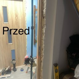 Wykończenia po kimś 😂 prostowanie, obróbka drzwi. 
