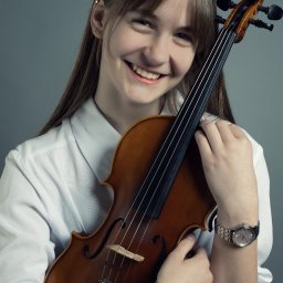 Zdjęcie z sesji dla młodych muzyków.