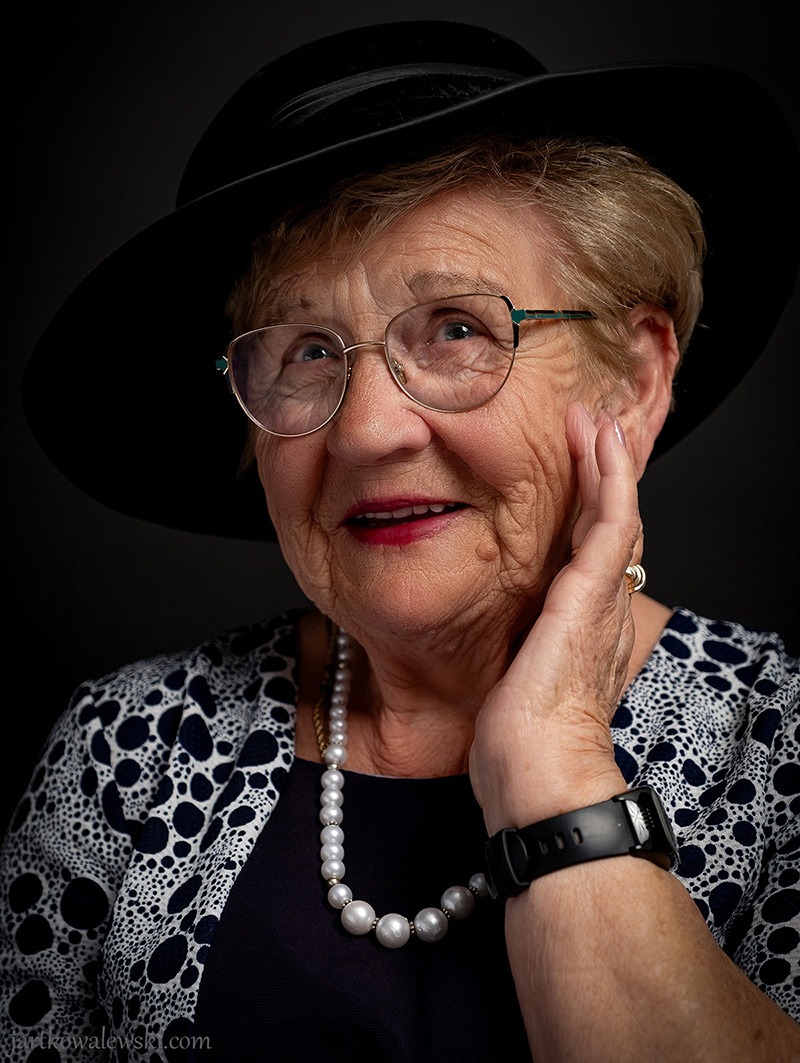 To jest zdjęcie z sesji dla seniorów.