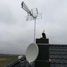 Montaż anten Września