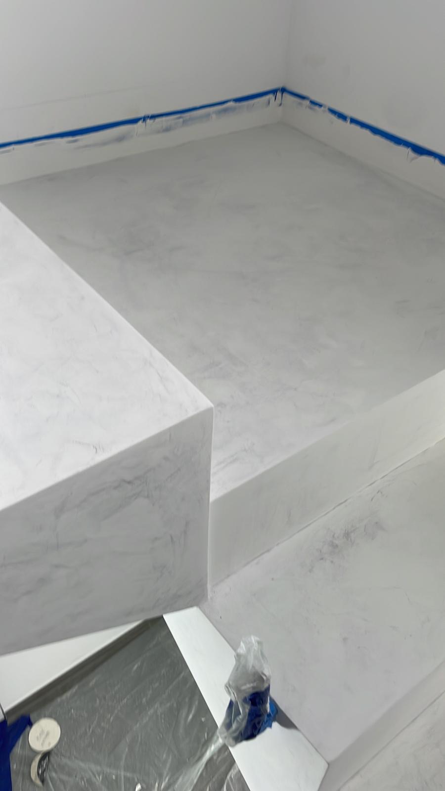 Mikrocement na schodach