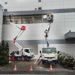 Podnośnik koszowy Zabłocki Wrocław. Wynajem podnośników koszowych