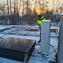 instalacja dach płaski