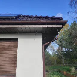 Wykonanie podbitki dachowej na systemie Vox pvc