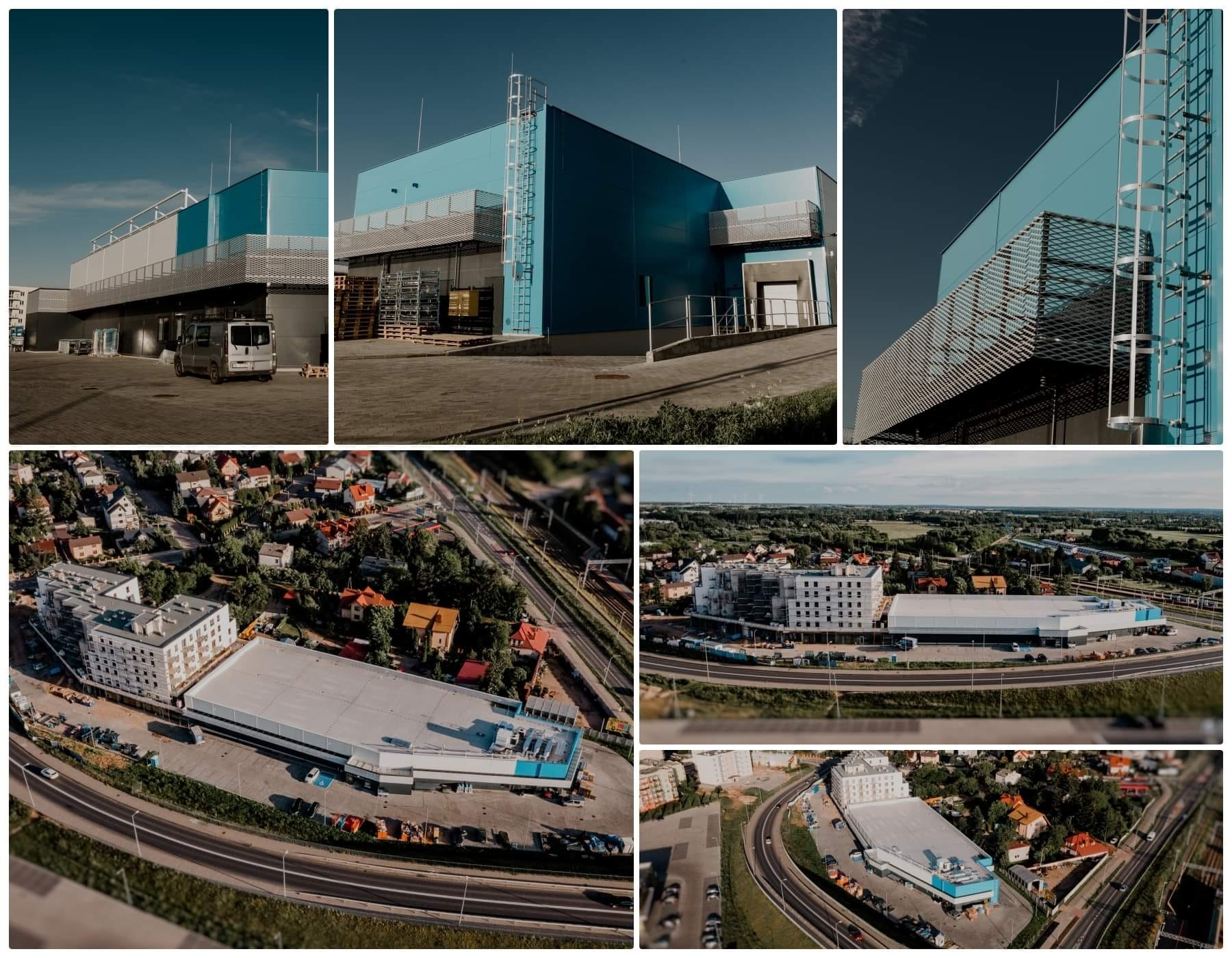 Budowa budynku usługowego Castorama, oraz budynku wielorodzinnego.