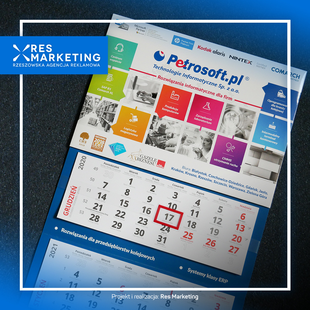 Kalendarze reklamowe