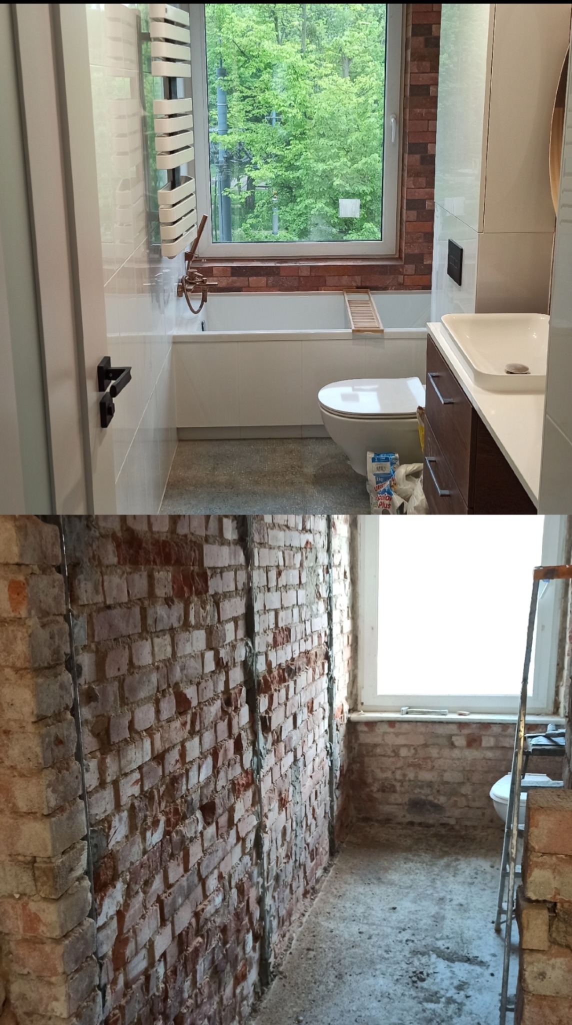 Generalny remont łazienki w kamienicy.