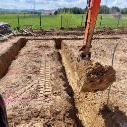 Niwelacja terenu Raba Wyżna 1