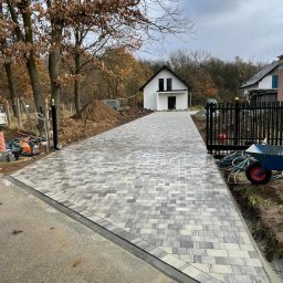 Układanie kostki brukowej Psary 1
