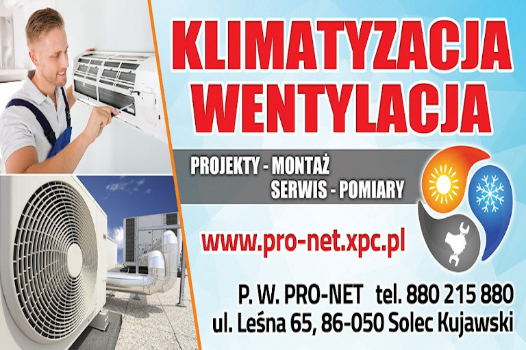 Klimatyzacja, pompy ciepła.
