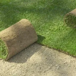 Układanie trawy z rolki