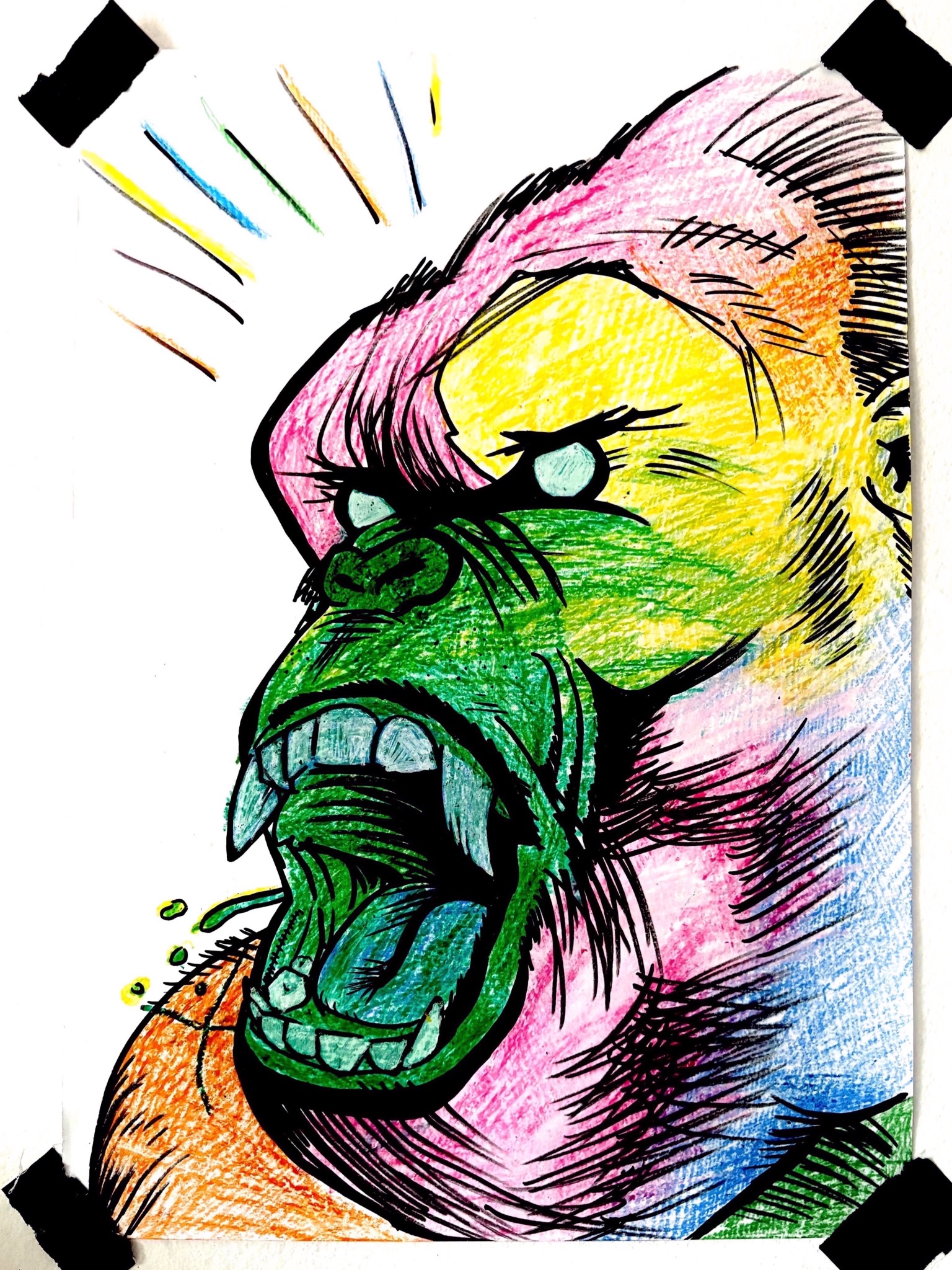 Tak Wygląda Rysunek Ręczny bez Obróbki Cyfrowej