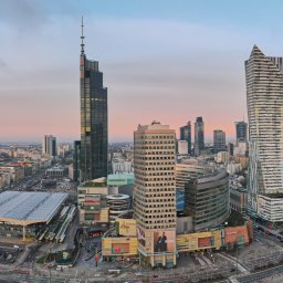 Panorama centrum Warszawy